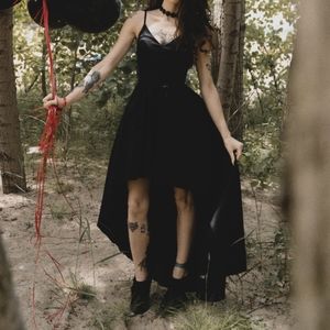 Small Black Hi-Lo dress